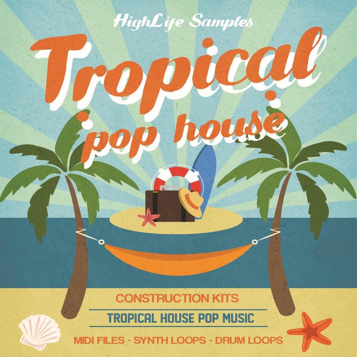 HighLife Samples - Tropical Pop House Sample Packs Software GUI Artwork